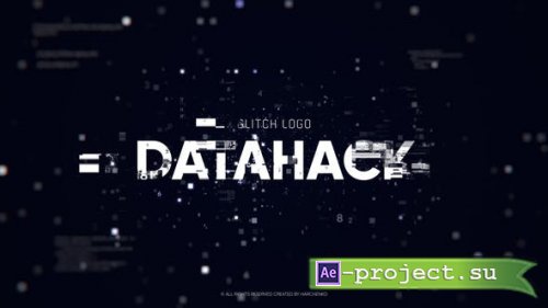 Videohive - Glitch Logo - Data Hack - 22905517 - Project for After Effects