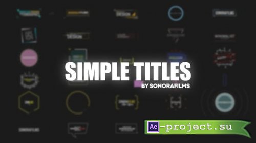 Videohive - Simple Titles - 31837015 - Project for After Effects
