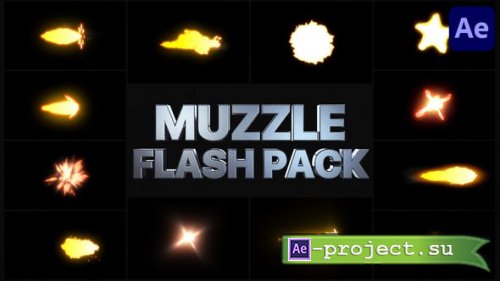 Videohive - Muzzle Flash Pack 03 | After Effects - 31835571 - Project for After Effects