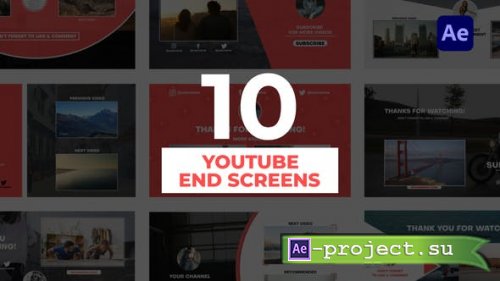 Videohive - YouTube End Screens - 31847986 - Project for After Effects