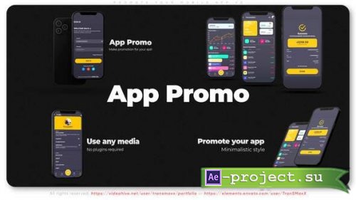Videohive - Promote Your Mobile App v2 - 31820103 - Project for After Effects