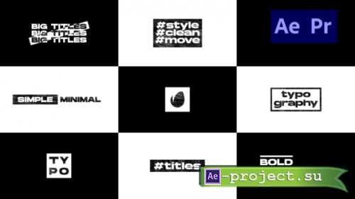 Videohive - Big Typo Titles - 31859091 - Premiere Pro & After Effects Project