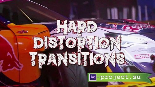 Hard Distortion Transitions - Premiere Pro Presets