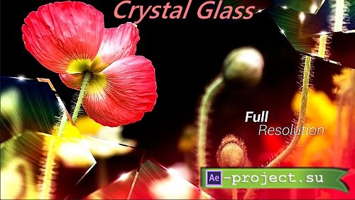 Animated Crystal Glass - Project for After Effects