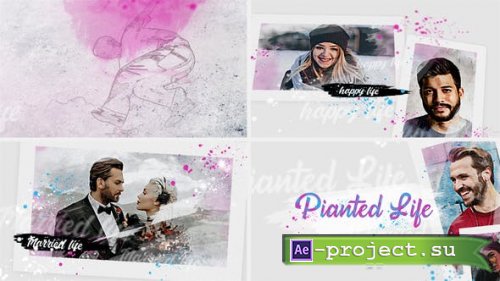 Videohive - Painted Slideshow - 31830714 - Project for After Effects