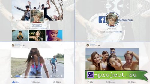 Videohive - Facebook Multipurpose - 22163111 - Project for After Effects