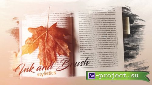 Videohive - Photo Slideshow Brush & Ink - 20756188 - Project for After Effects