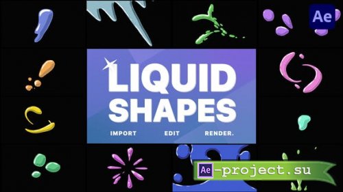 Videohive - Liquid Shapes | After Effects - 31922430 - Project & Script for After Effects