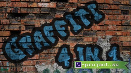 Videohive - Graffiti 4 in 1 pack - 21944102 - Project for After Effects