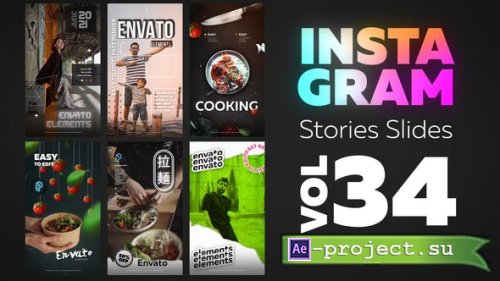 Videohive - Instagram Stories Slides Vol. 34 - 31940499 - Project for After Effects