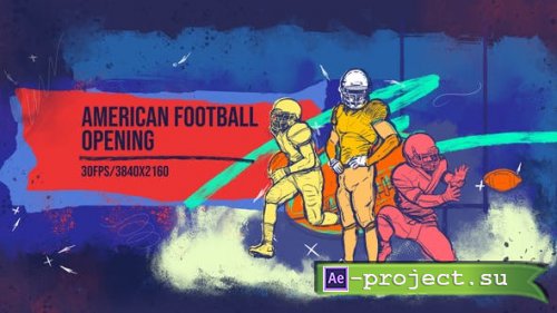 Videohive - American Football 4K Opener/ Sport Promo/ Uniform/ Club/ Rugby/ Event/ NFL/ Gate/ USA/ America/ Flag - 31930561