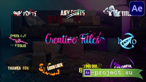 Videohive - Creative Titles | After Effects - 31980853 - Project & Script for After Effects
