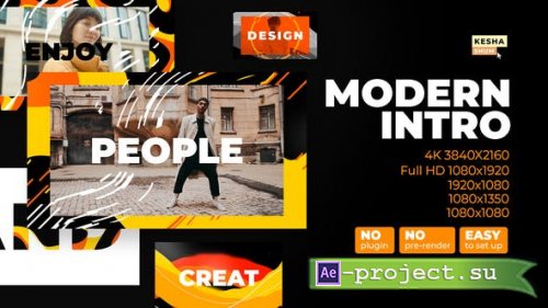 Videohive - Modern Intro - 28602282 - Project for After Effects