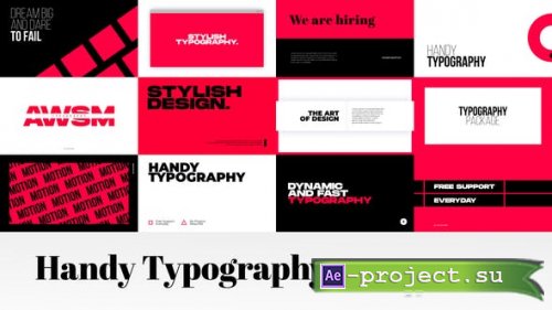 Videohive - Handy Typography for Premiere Pro - 31886492