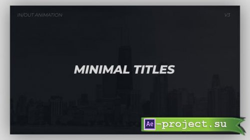 Videohive - Minimal Titles - 31884575 - Project for After Effects
