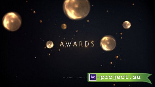 Videohive - Awards Titles | Gold Pearls - 24391604 - Project for After Effects