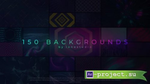 Videohive - 150 Loop Backgrounds - 31993643 - Project for After Effects