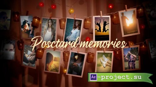 Videohive - Hanging Postcards Slideshow - 31757793 - Project for After Effects
