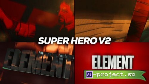 Videohive - Super Hero Logo Reveal Title V2 - 31284906 - Project for After Effects