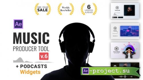 Videohive - Audio Visualization // Music Producer Tool V6 - 24314482 - Project for After Effects