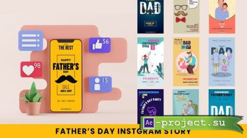 Videohive - Father's Day Instagram Stories - 32034341 - Project for After Effects