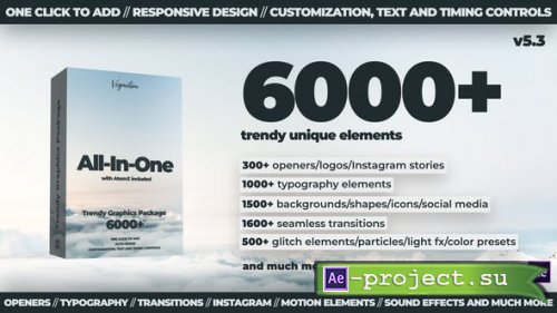 Videohive - 6000+ All-In-One Motion Graphics Pack V5.1 - 24321544 - Project & Script for After Effects