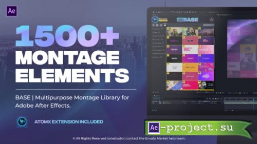 Videohive - BASE | Transitions and Motion Graphics for After Effects - 31018620 - Project & Script for After Effects