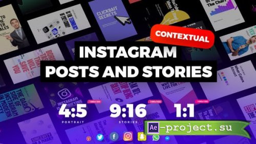 Videohive - Contextual Instagram Stories - 32006815 - Project for After Effects