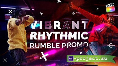 Videohive - Vibrant Rhythmic Rumble Promo | For Final Cut & Apple Motion - 32063616