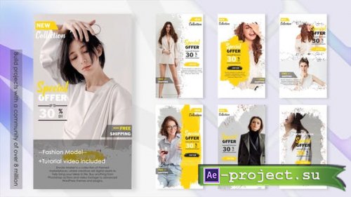Videohive - Fashion Promo Instagram Post & Stories - 32073674 - Project for After Effects
