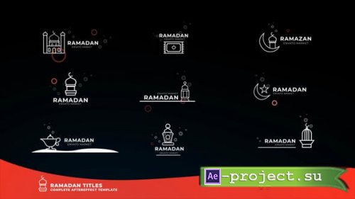 Videohive - Ramadan Icon Titles - 30946870 - Project for After Effects