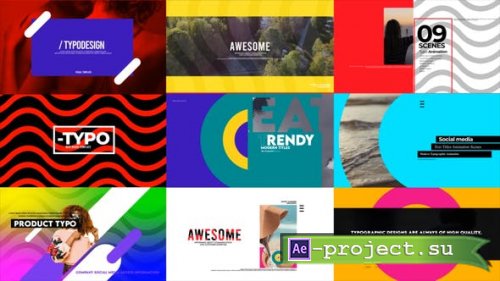 Videohive - Trendy Modern Titles - 31603925 - Project for After Effects