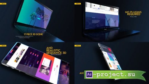 Videohive - Web Promo And Mockup Device Kit V02 - 31875733 - Project for After Effects