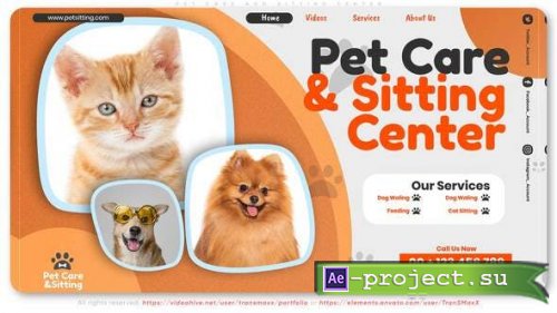 Videohive - Pet Care and Sitting Center - 32102574 - Project for After Effects