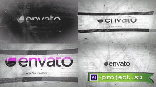 Videohive - Newspaper Logo - 32090191 - Project for After Effects