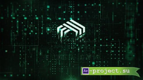Videohive - Digital Matrix Logo - 32069744 - Project for After Effects