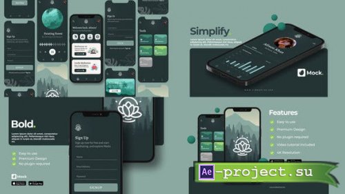 Videohive - Universal App Mockup - 32089961 - Project for After Effects