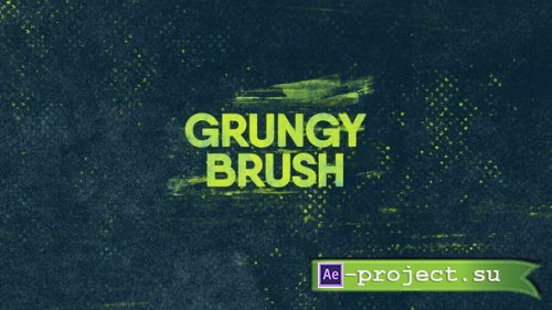 Videohive - Grunge Brush Logo - 23774581 - Project for After Effects