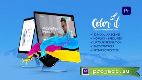 Videohive - Color it - Desktop Presentation for Premiere Pro - 31809178 - Premiere Pro Templates