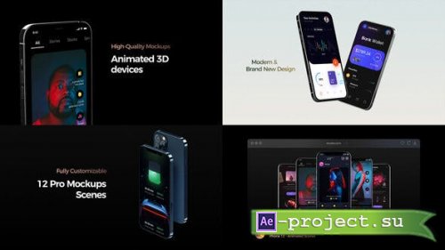 Videohive - Phone 12 App Promo - 31507049 - Project for After Effects