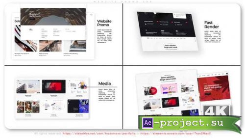 Videohive - Website Promo Z06 - 32111373 - Project for After Effects
