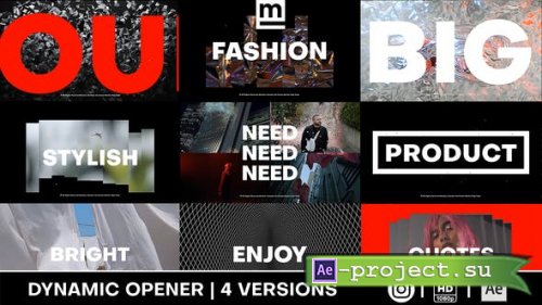 Videohive - Dynamic Typography Opener - 31479910 - Project for After Effects