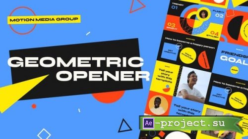 Videohive - Geometric Opener 3 in 1 - 32138668 - Project for After Effects