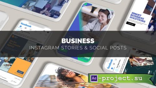 Videohive - Business Instaram Stories & Social Post - 32148855 - Project for After Effects