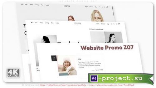 Videohive - Website Promo Z07 - 32159903 - Project for After Effects