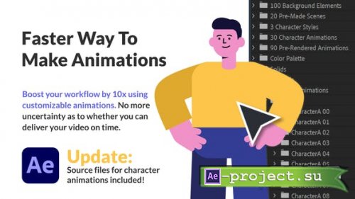 Videohive - Character Animation Pack - Office and Corporate - 30222701 - Project for After Effects
