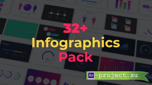 Videohive - Infographics Pack - 32204332 - Project for After Effects