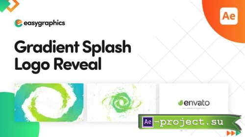 Videohive - Gradient Splash Logo Reveal - 32187283 - Project for After Effects