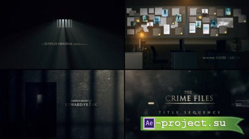 Videohive - The Crime Files I Title Sequence - 32164074 - Project for After Effects