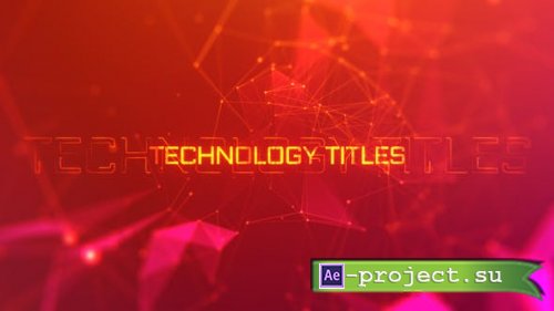 Videohive - Technology Titles - 31933346 - Project for After Effects